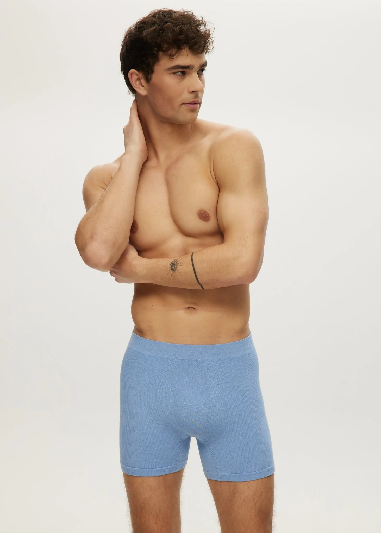 Men Seamless Waffle Short Boxer - Image 5